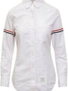 Women's Armband University Striped Oxford Shirt Light Pink - THOM BROWNE - BALAAN 2