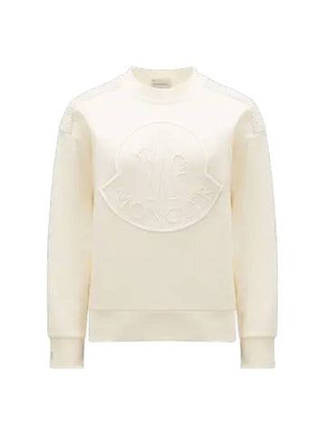 23FW embroidered logo sweatshirt 8G00042 899U5 034 - MONCLER - BALAAN 1