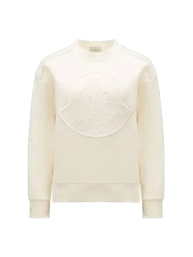 23FW embroidered logo sweatshirt 8G00042 899U5 034 - MONCLER - BALAAN 1