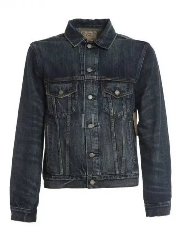 Icon Tracker Denim Jacket Blue - POLO RALPH LAUREN - BALAAN 2