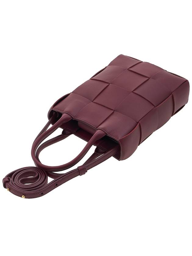 Cassette Mini Cross Bag Bordeaux - BOTTEGA VENETA - BALAAN 5