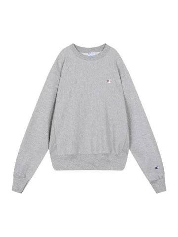 Reverse Weave C Logo Sweatshirt Oxford Gray - CHAMPION - BALAAN 1