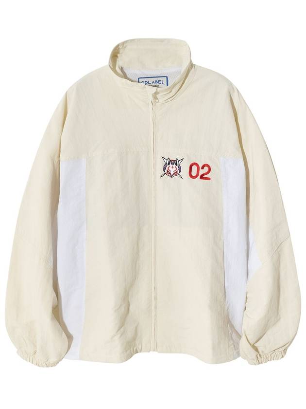 Unisex Panel Nylon Wind Stop Jumper Ivory SDKIISD231103WB001 - SALONDEKII SDLABEL - BALAAN 1