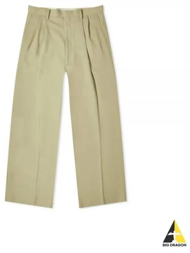 24 HARD TWIST WOOL DOBBY SLACKS LIGHT BEIGE A24SP02KW - AURALEE - BALAAN 1