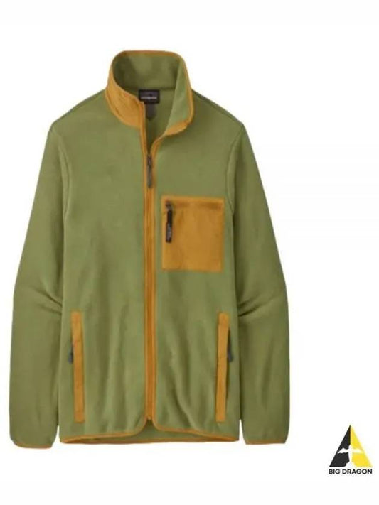 Men's Synchilla Fleece Zip-Up Jacket Green - PATAGONIA - BALAAN 2