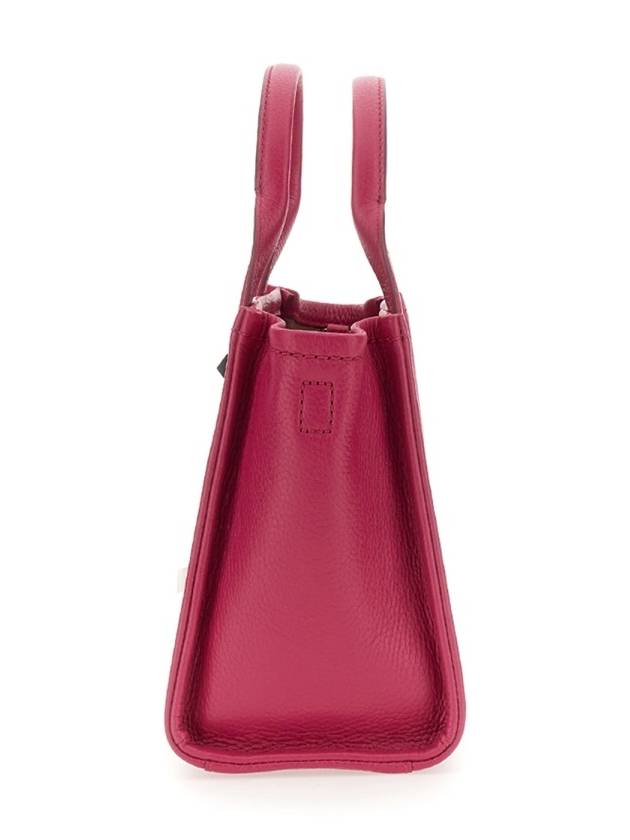 Small Leather Tote Bag Lipstick Pink - MARC JACOBS - BALAAN 4