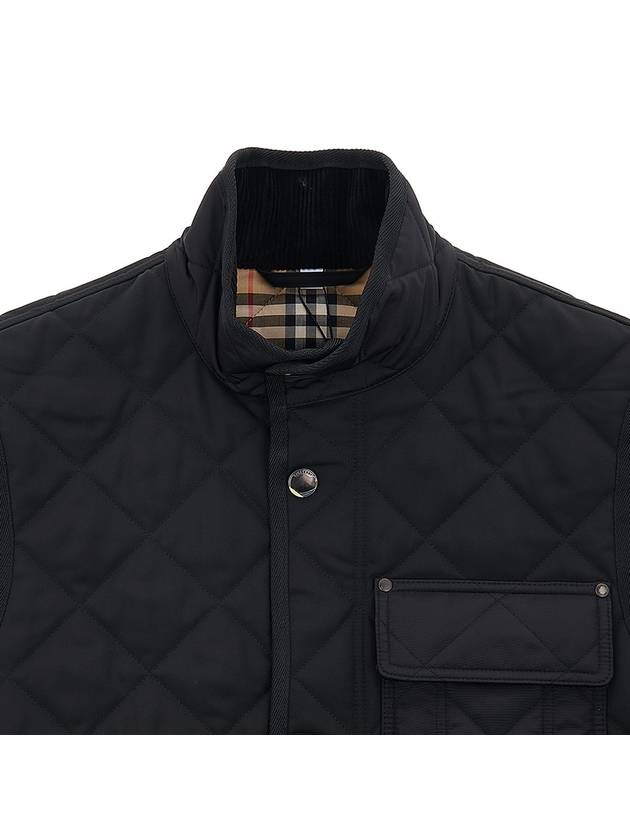 Diamond Quilted Thermoregulated Vest Black - BURBERRY - BALAAN 4