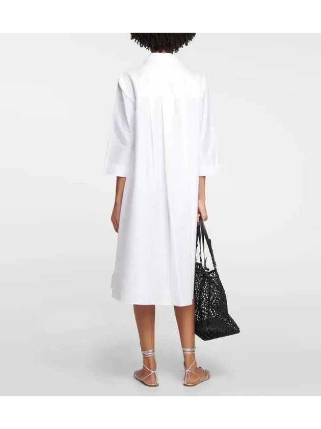 Unicino cotton-blend midi dress - MAX MARA - BALAAN 3