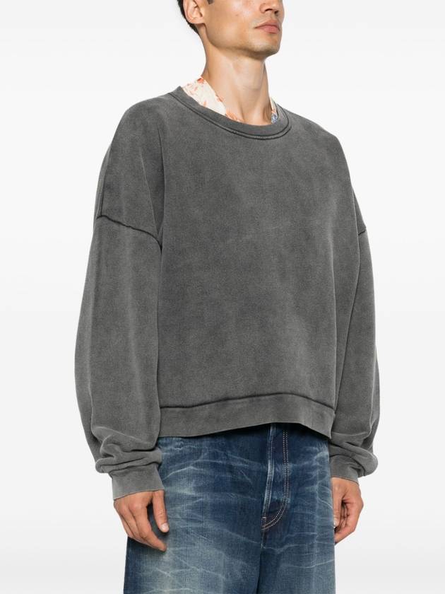 Crew neck sweatshirt gray - ACNE STUDIOS - BALAAN 4