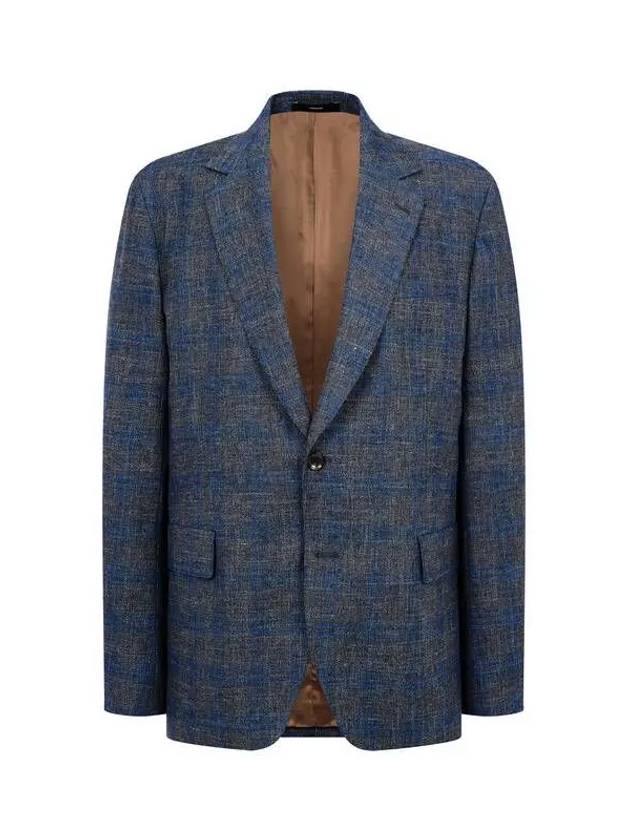 Check pattern no cheat single jacket charcoal - PAUL SMITH - BALAAN 1