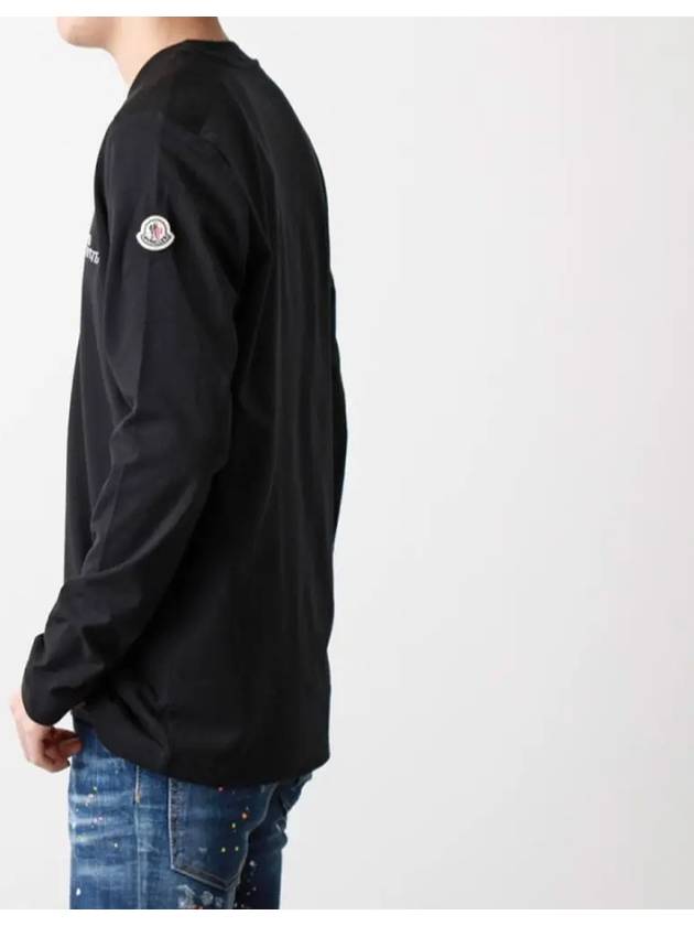 Black Kids Long Sleeve 8D00005 899M5 999 - MONCLER - BALAAN 3