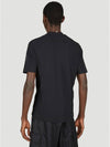 Grenoble Activewear Crew Neck Short Sleeve T-Shirt Black - MONCLER - BALAAN 10