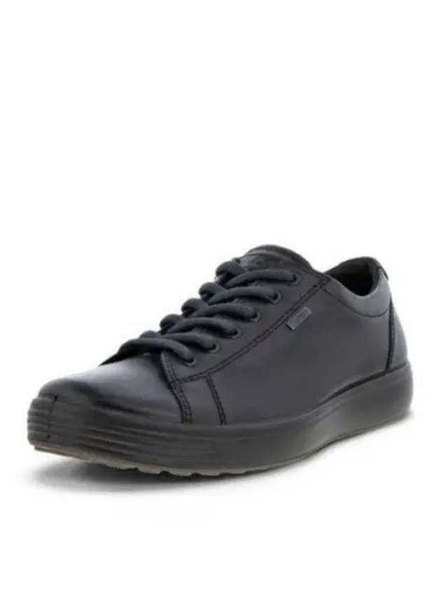 Soft 7 Low Top Sneakers Black - ECCO - BALAAN 2