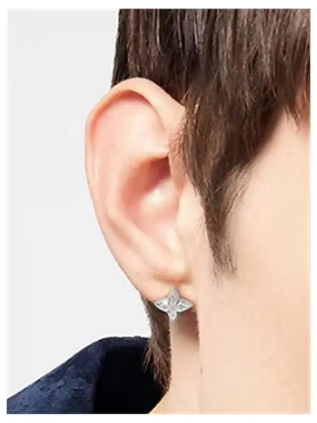 LV Spike Earrings Set Silver - LOUIS VUITTON - BALAAN 5