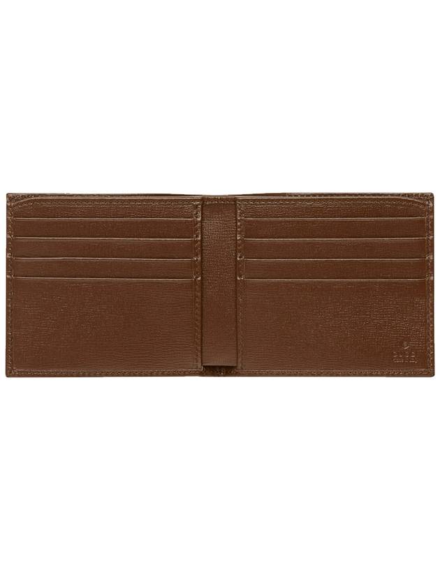 GG Supreme Interlocking Half Wallet Brown - GUCCI - BALAAN 6