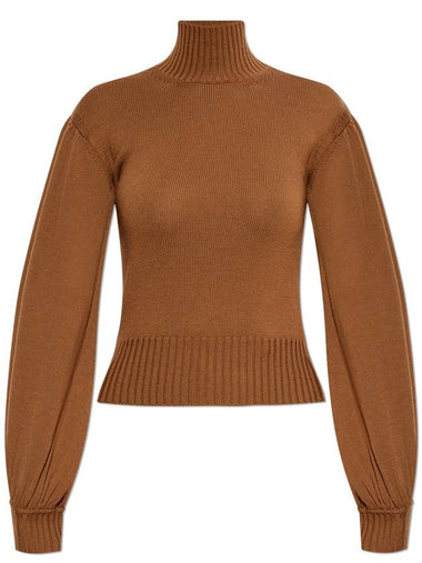 Max Mara Turtleneck Acurę, Women's, Brown - MAX MARA - BALAAN 1