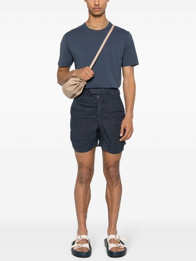 Crew Linen Shorts 3F030008W00SI - VIVIENNE WESTWOOD - BALAAN 3