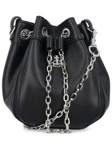 CHRISSY ORB Chain Bucket Bag 4C030004W S000D N403 - VIVIENNE WESTWOOD - BALAAN 1