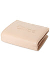 Sense Soft Leather Half Wallet Pink - CHLOE - BALAAN 4