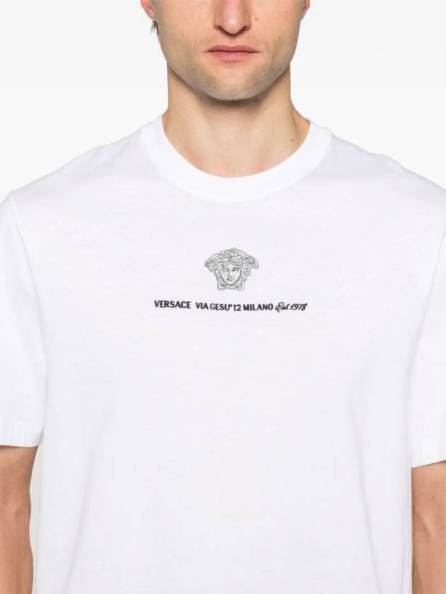 24FW Long Sleeve T-Shirt 10133021A110541W000 BIANCO - VERSACE - BALAAN 6