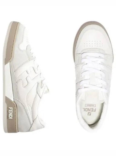 Match suede low top sneakers - FENDI - BALAAN 1