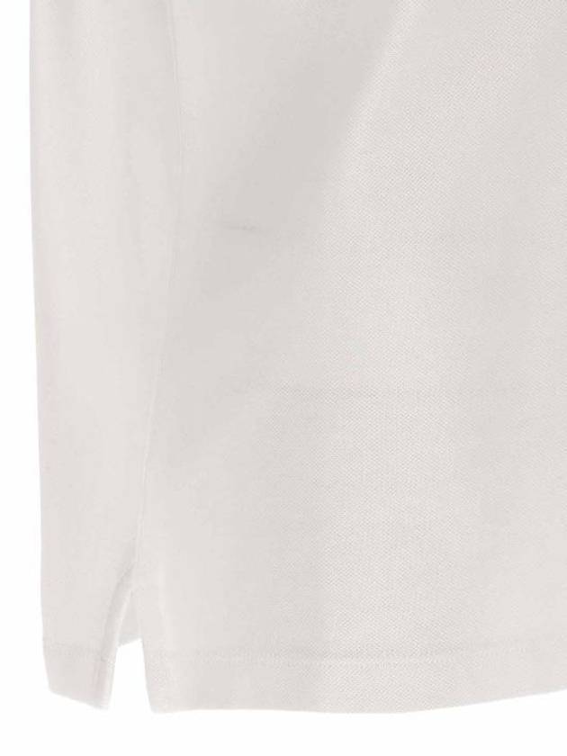 Embroidery Logo Short Sleeve Polo Shirt White - BALLY - BALAAN 5