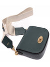 Small Darley Satchel Silky Calf Shoulder Bag Green - MULBERRY - BALAAN 6