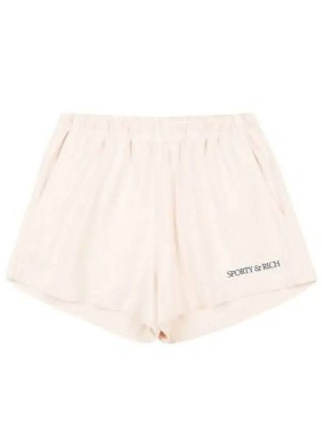 24 HW Club Disco Short CreamNavy SH020S412HC Shorts 1342526 - SPORTY & RICH - BALAAN 1