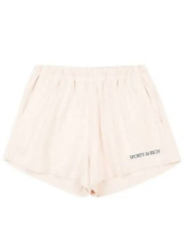 24 HW Club Disco Short CreamNavy SH020S412HC Shorts 1342526 - SPORTY & RICH - BALAAN 1