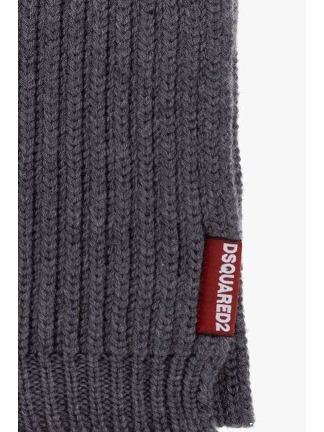 Knit Wool Scarf and Beanie Set KNM006501W06757 - DSQUARED2 - BALAAN 8