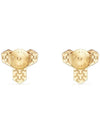 Muriel earrings 13 gold onyx motif 2 - MOIETOII PARIS - BALAAN 2