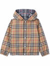 Women s Check Reversible Hooded Jacket - BURBERRY - BALAAN 1