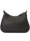 Leather Shoulder Bag Black - PRADA - BALAAN 5