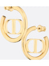 30 Montaigne Earrings Gold - DIOR - BALAAN 4