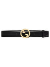 703147 US10G 1000 Blondie Leather Belt - GUCCI - BALAAN.