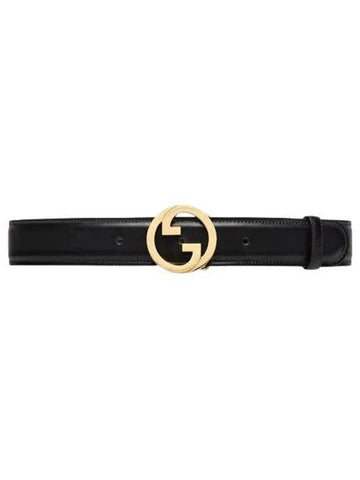 703147 US10G 1000 Blondie Leather Belt - GUCCI - BALAAN.