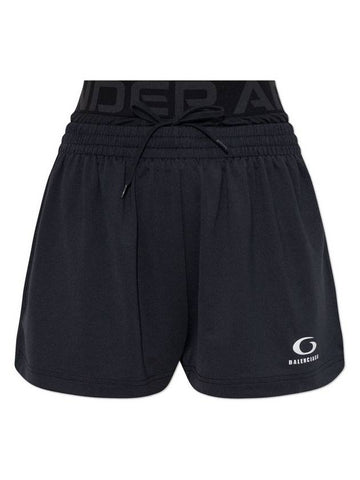 Sporty Mesh Running Shorts Black - BALENCIAGA - BALAAN 1