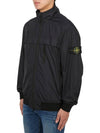 Garment Dyed Crinkle Reps R-Nylon Jacket Blue - STONE ISLAND - BALAAN 4