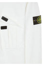 Wappen Patch Two Pocket Shirt Jacket White - STONE ISLAND - BALAAN 5