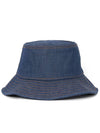 Logo Patch Denim Bucket Hat Indigo Blue - ACNE STUDIOS - BALAAN 4