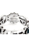 GG Mother of Pearl Silver Ring 527394 L638949 - GUCCI - BALAAN 6