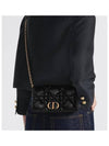 Caro Macrocannage Mini Cross Bag Black - DIOR - BALAAN 8