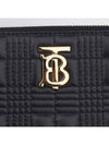 Quilted Lambskin Lola Zipper Round Long Wallet Black - BURBERRY - BALAAN 3