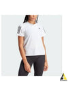 Own The Run Logo Print Short Sleeve T-Shirt White - ADIDAS - BALAAN 2