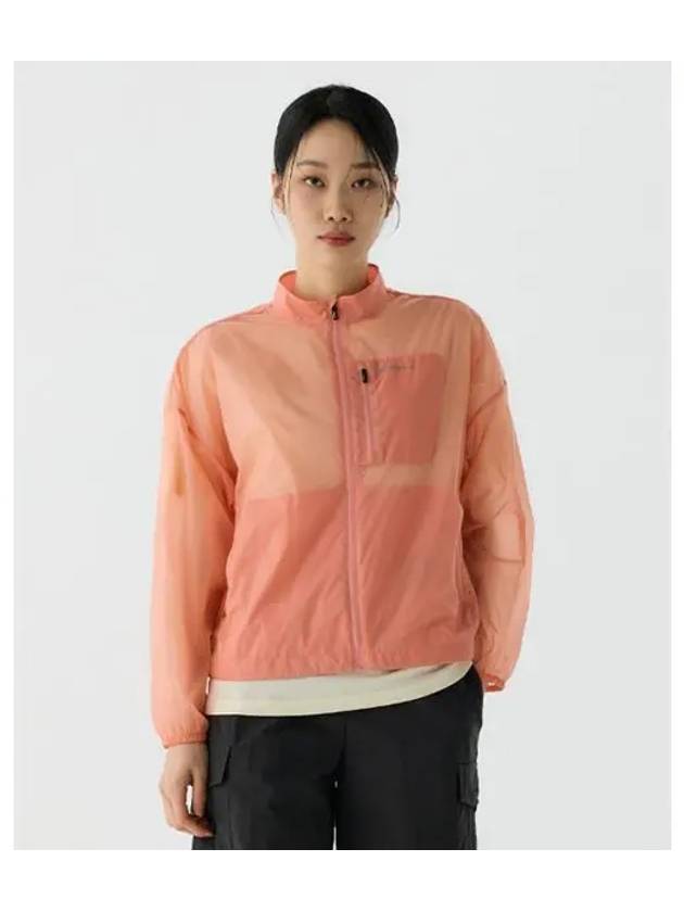 MERRELL WOMEN Trail Crop Lightweight Jacket LIGHT ORANGE - MERRYMOTIVE - BALAAN 1