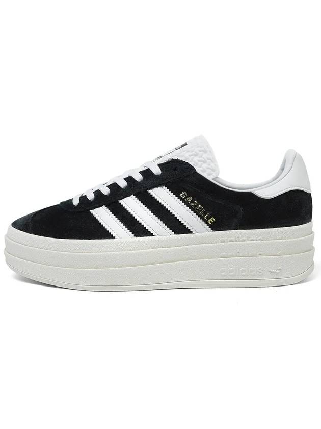 Women's Gazelle Bold Low Top Sneakers Black - ADIDAS - BALAAN 7