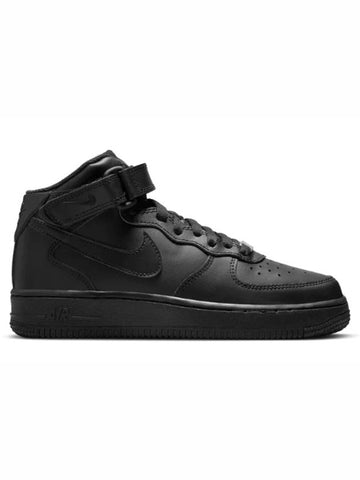 GS Air Force 1 Mid LE Black 314195 004 GS Air Force 1 Mid LE Black - NIKE - BALAAN 1