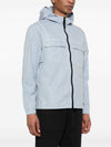 Wappen Old Effect Hooded Jacket Light Blue - STONE ISLAND - BALAAN 5