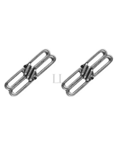 Women's BB Icon Earrings Silver - BALENCIAGA - BALAAN 2