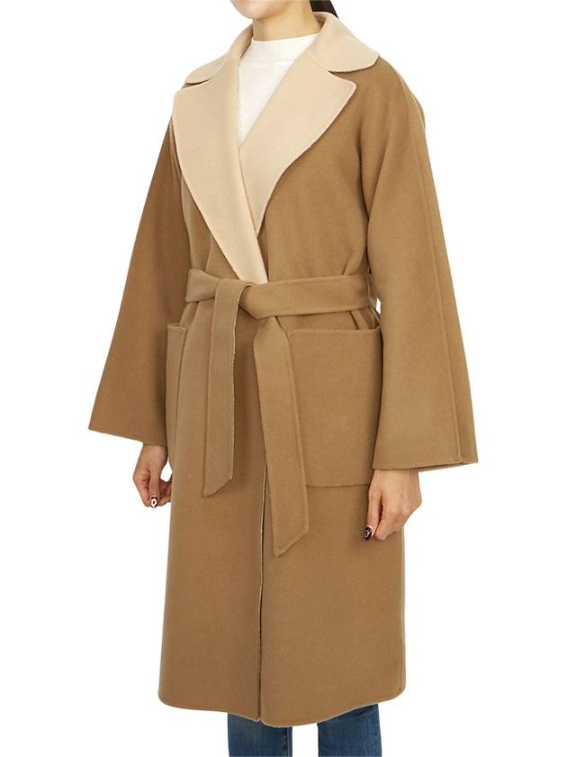 Reversible Single Coat Beige - MAX MARA - BALAAN 4